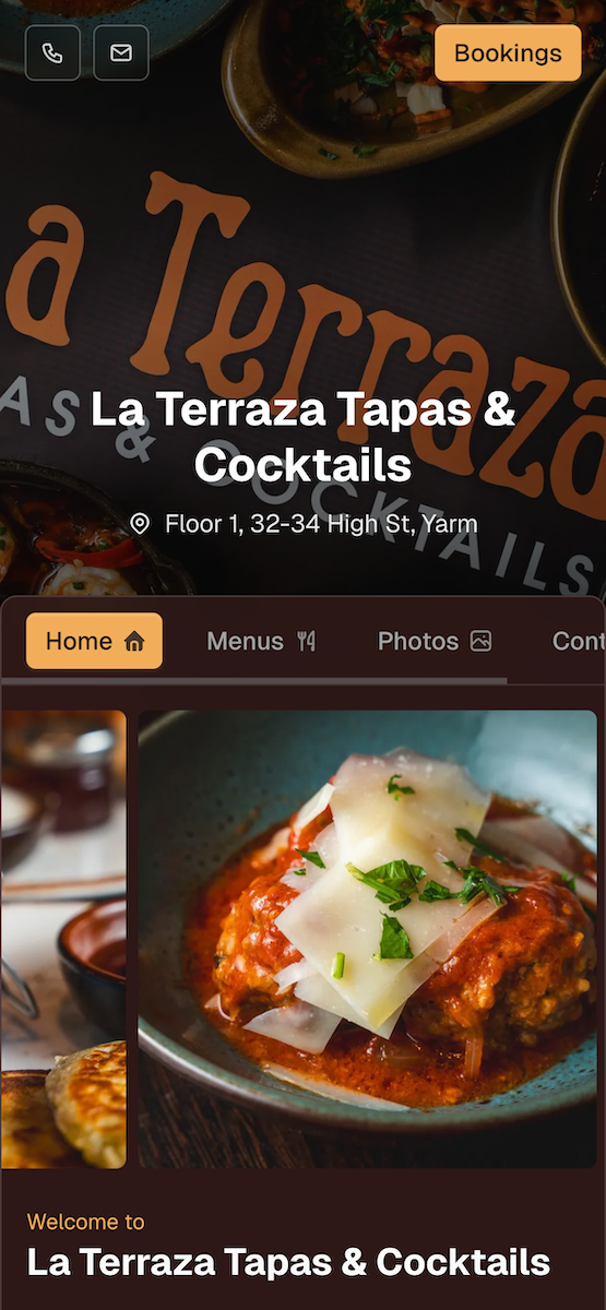 Venue showcase: www.la-terraza.co.uk